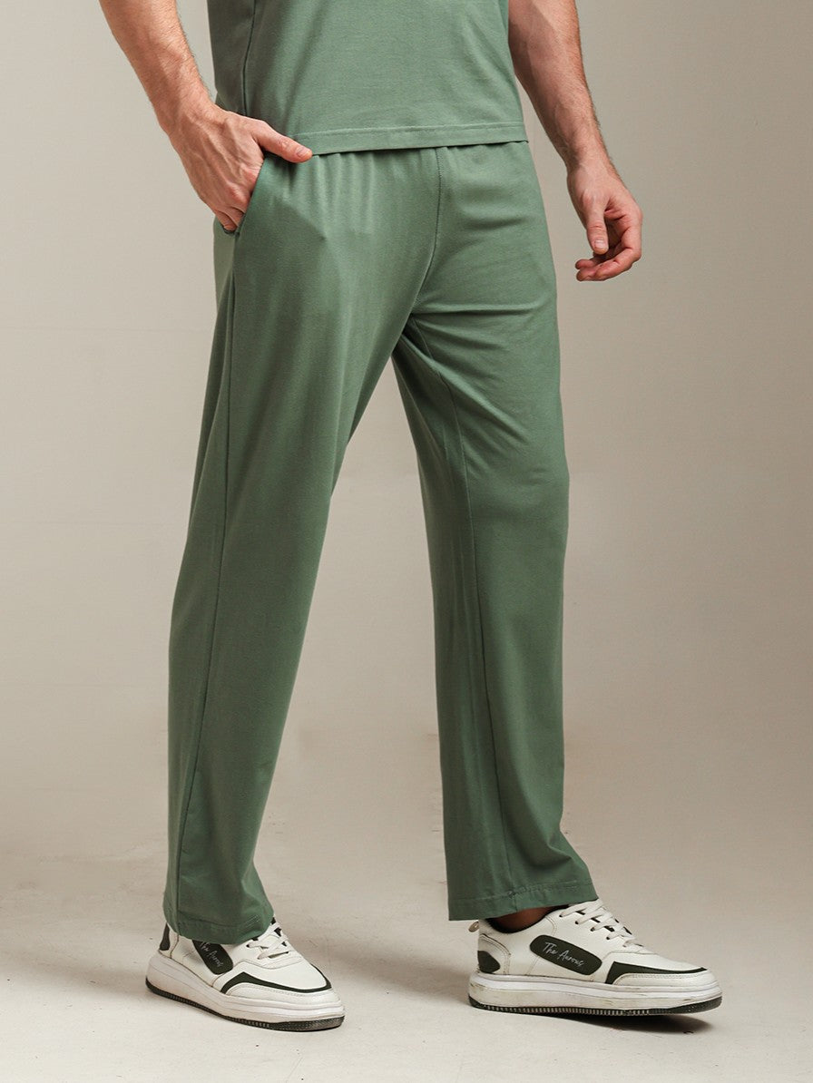 Naturefab Men’s Organic Bamboo Pajama Granite Green-2