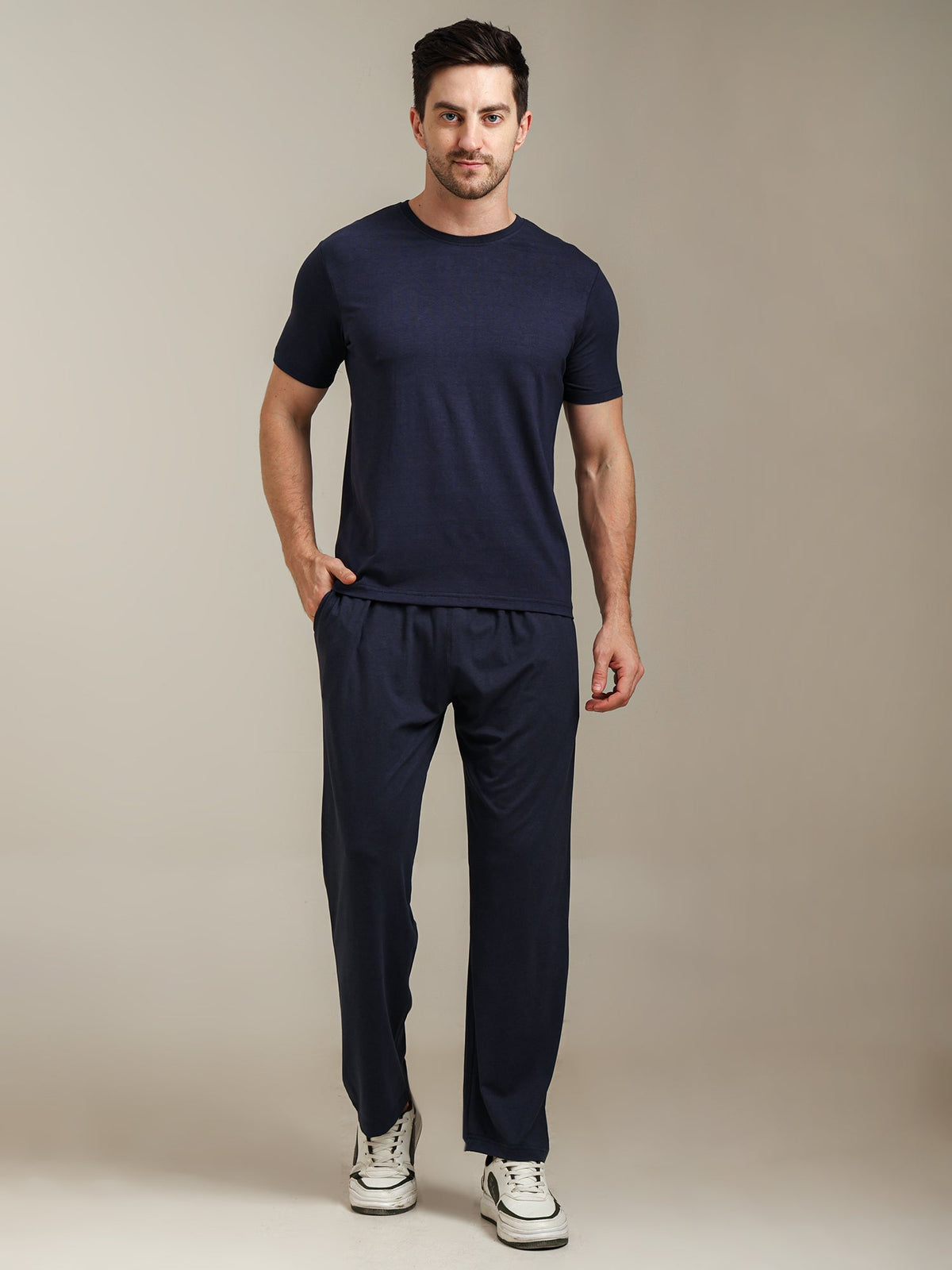 Naturefab Men’s Organic Bamboo Pajama Mood Indigo-5