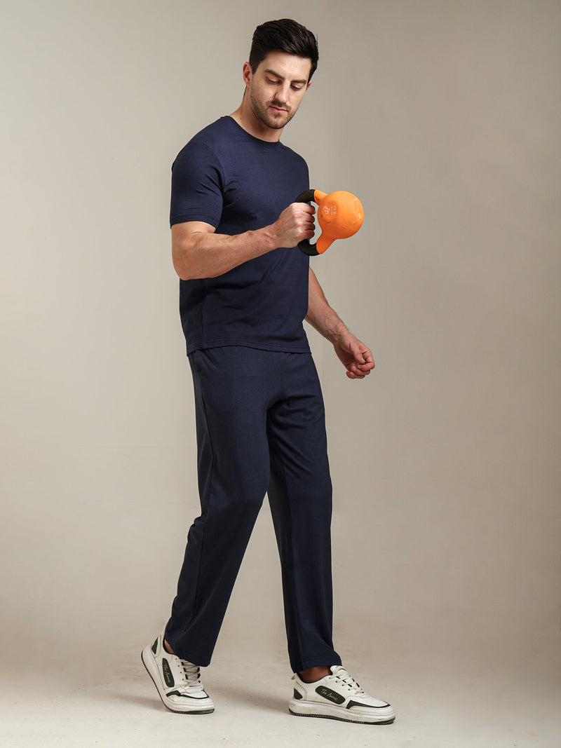 Naturefab Men's Organic Bamboo Pajama Co-ord Mood Indigo-6
