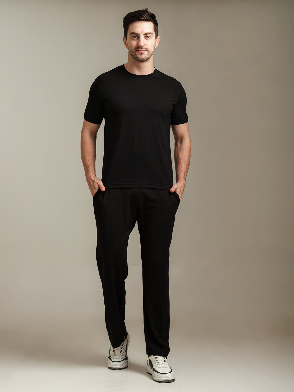 Naturefab Men’s Organic Bamboo Pajama Black-5