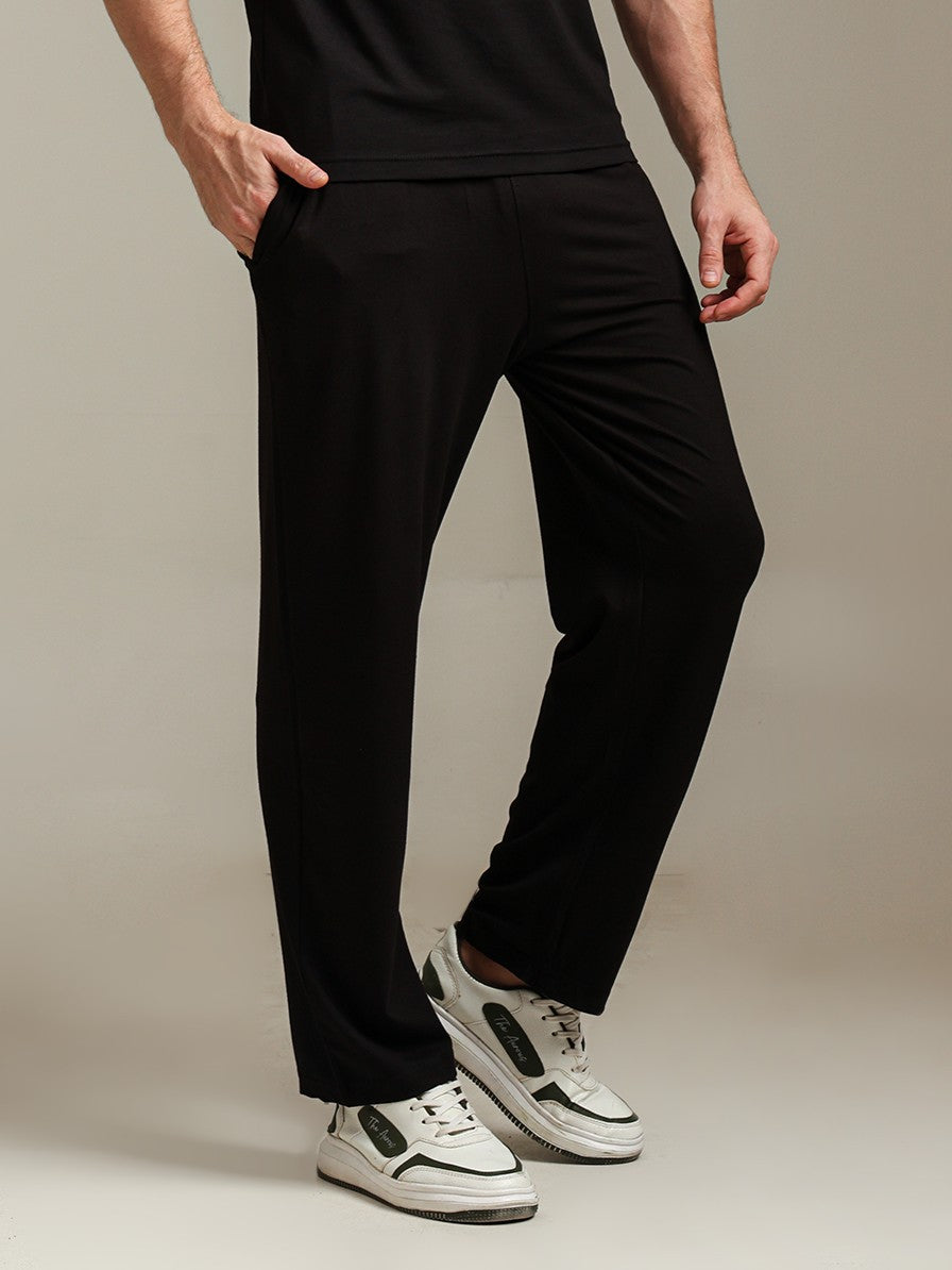Naturefab Men’s Organic Bamboo Pajama Black-2