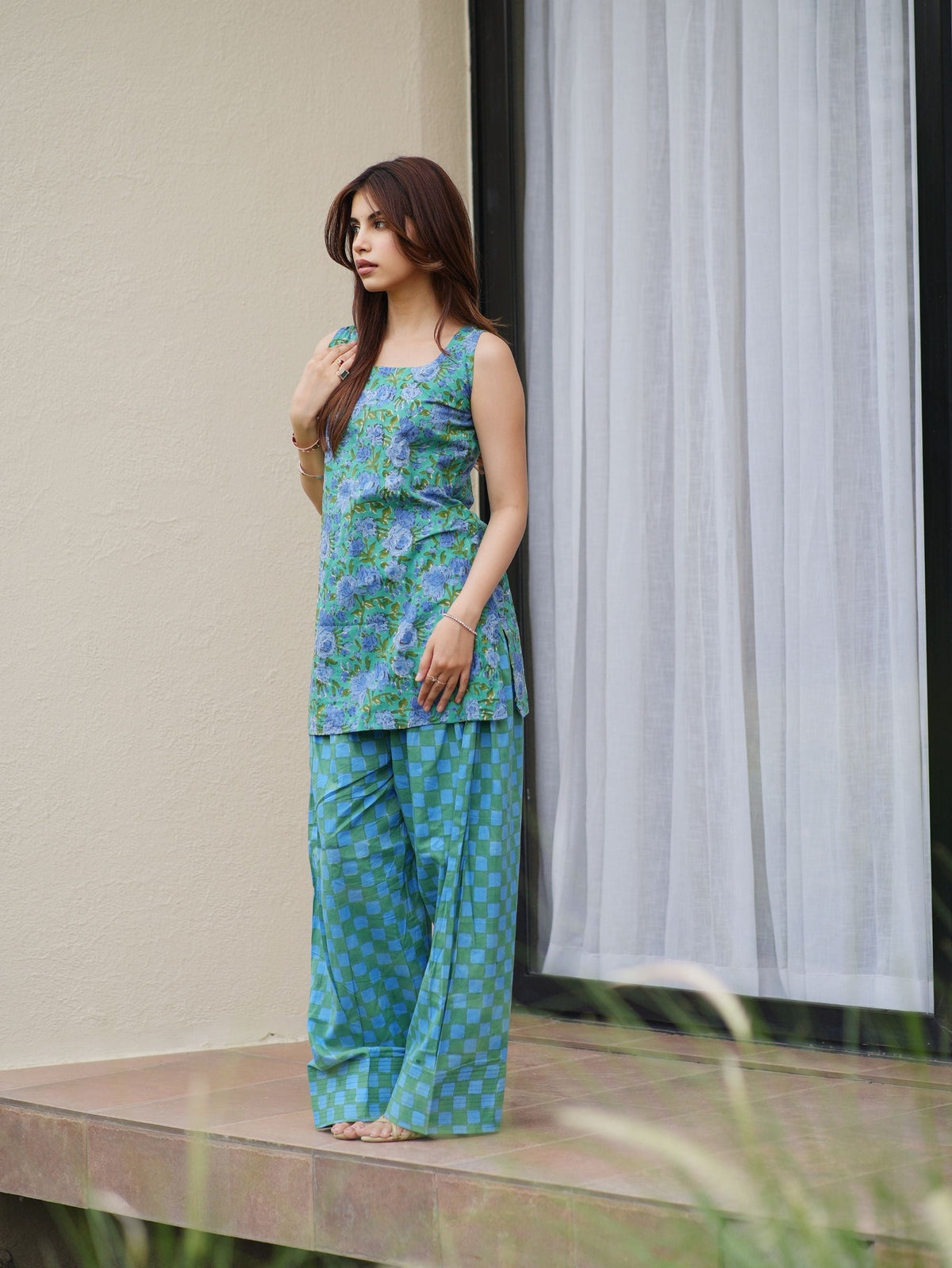 Aarzoo Farshi Two Piece Cotton Set for Women
