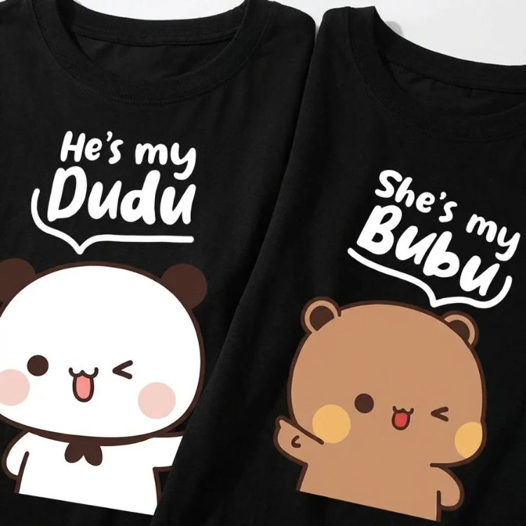 Dudu Bubu Love T-Shirts (Pack of 2) 👑-3