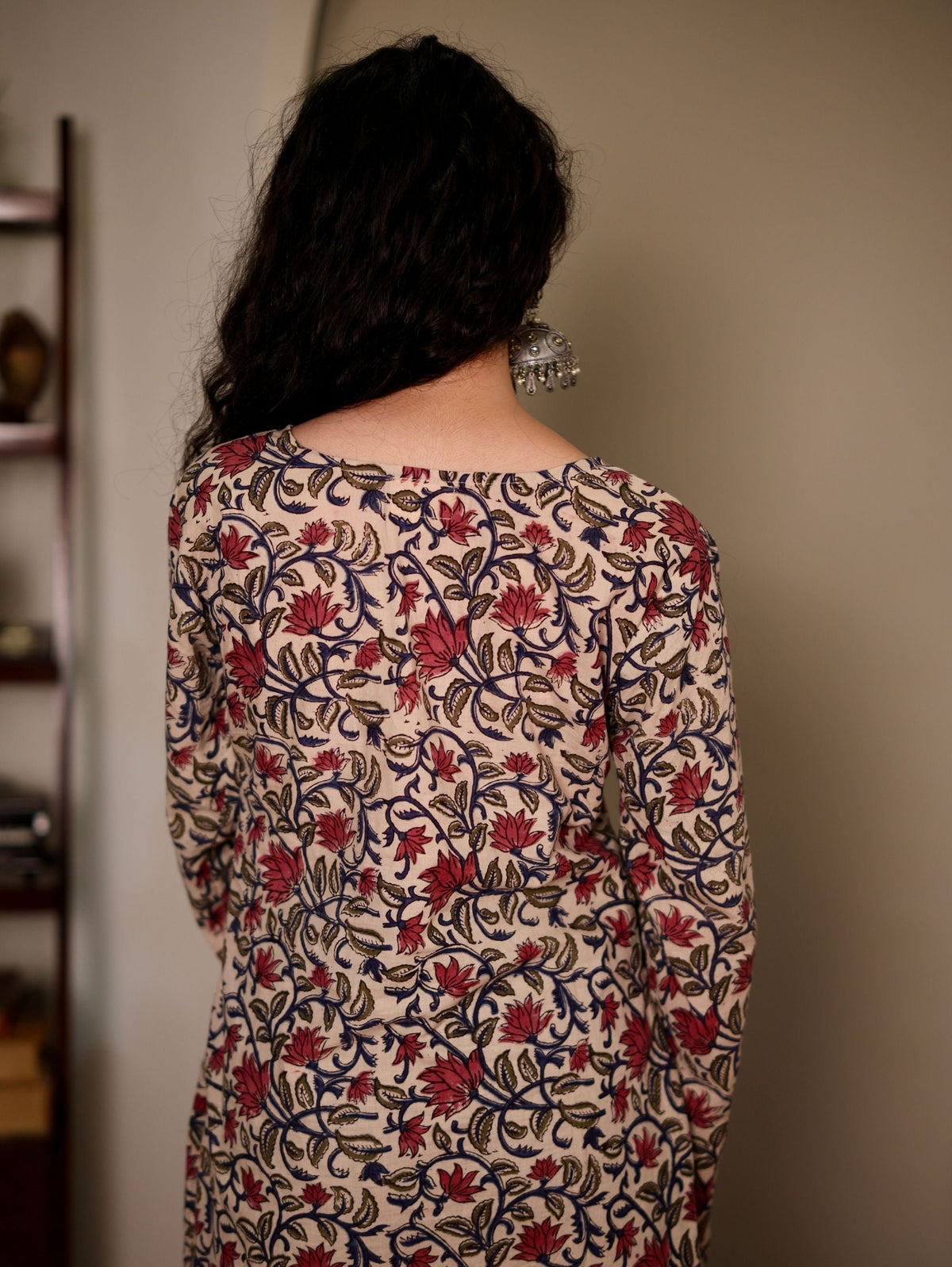 Akira Floral Pakistani Cotton Kurta