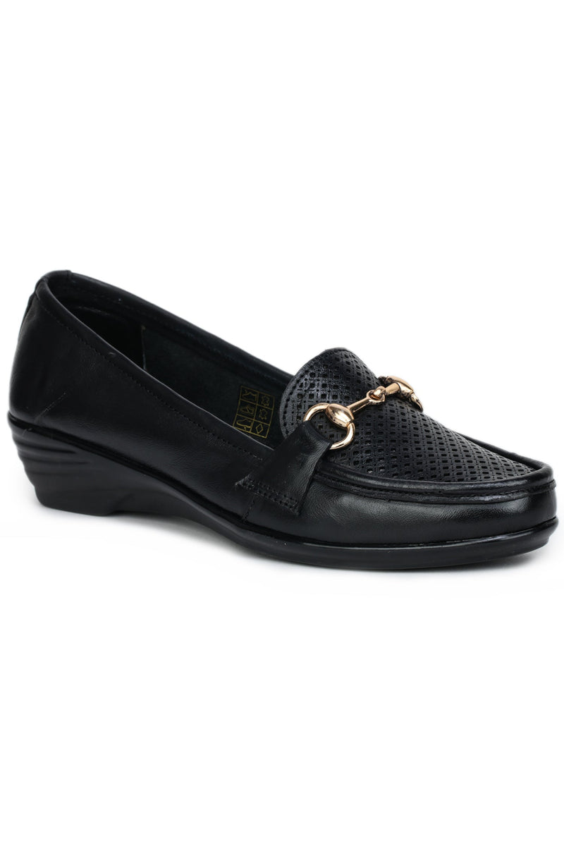 Women’s Textured Genuine Leather Bellies - 1141
