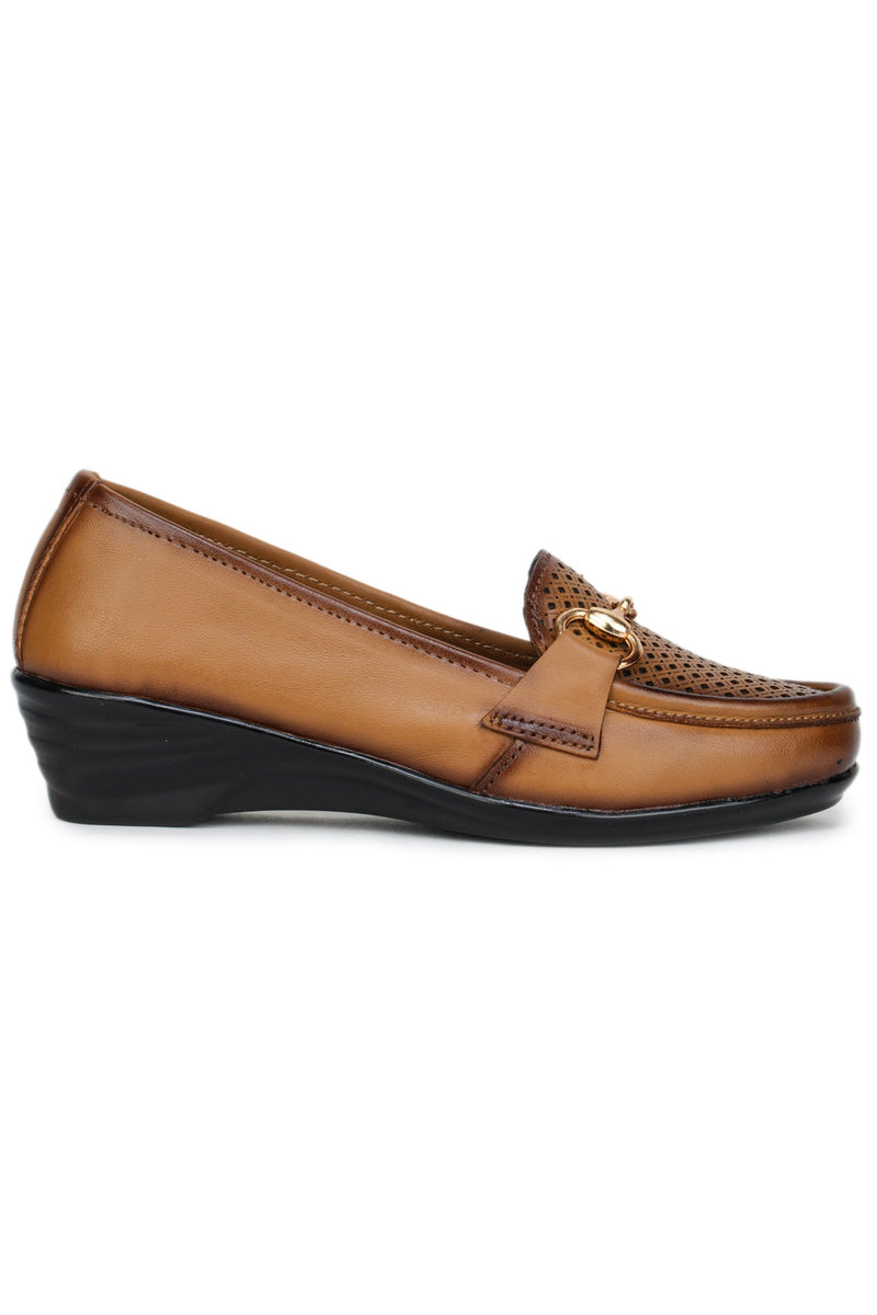 Women’s Textured Genuine Leather Bellies - 1141