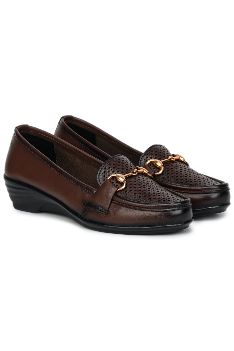 Women’s Textured Genuine Leather Bellies - 1141