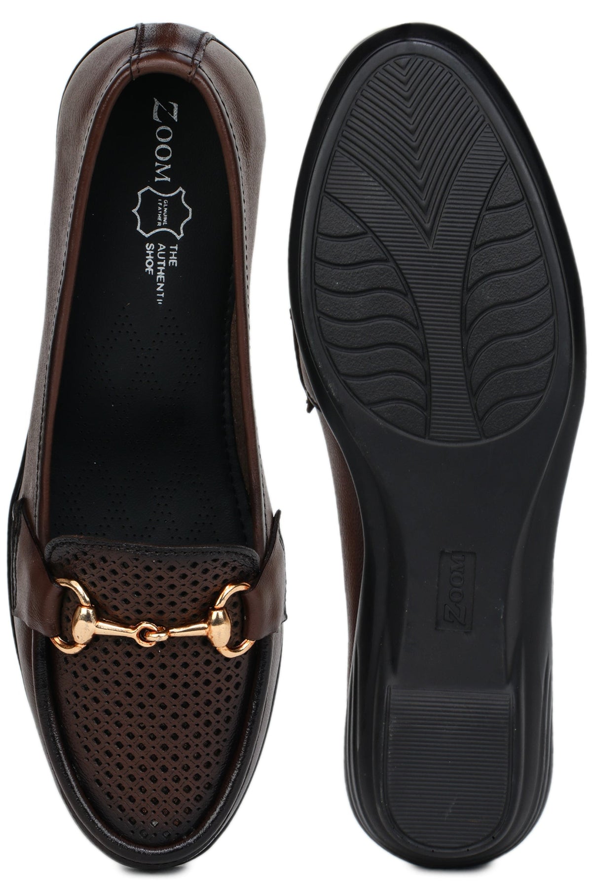 Women’s Textured Genuine Leather Bellies - 1141