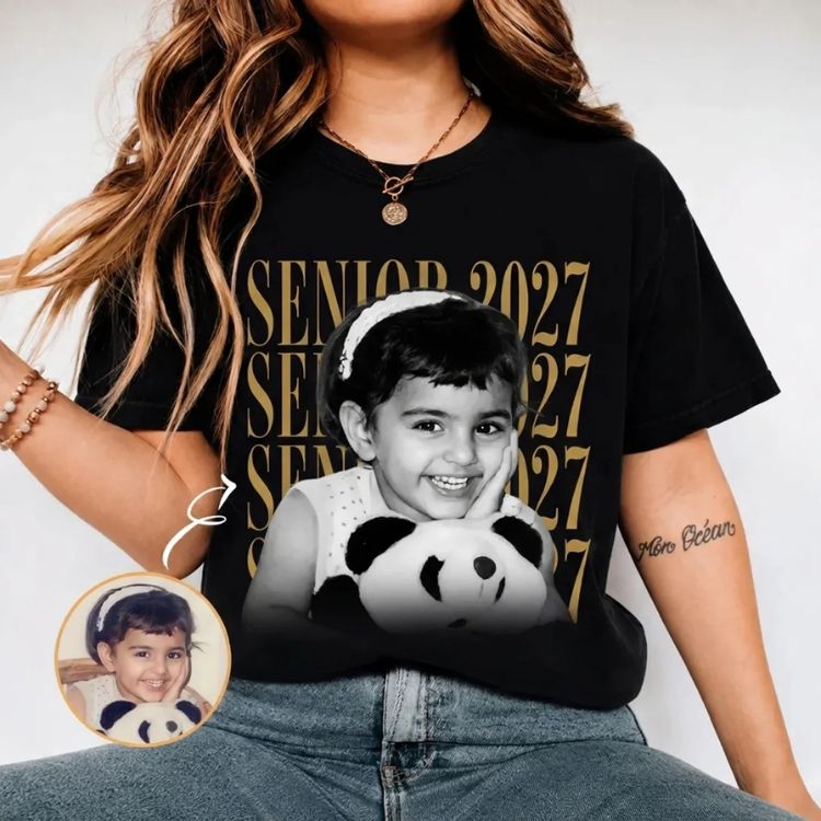 Custom Photo T-Shirt – Personalized Name & Picture-9