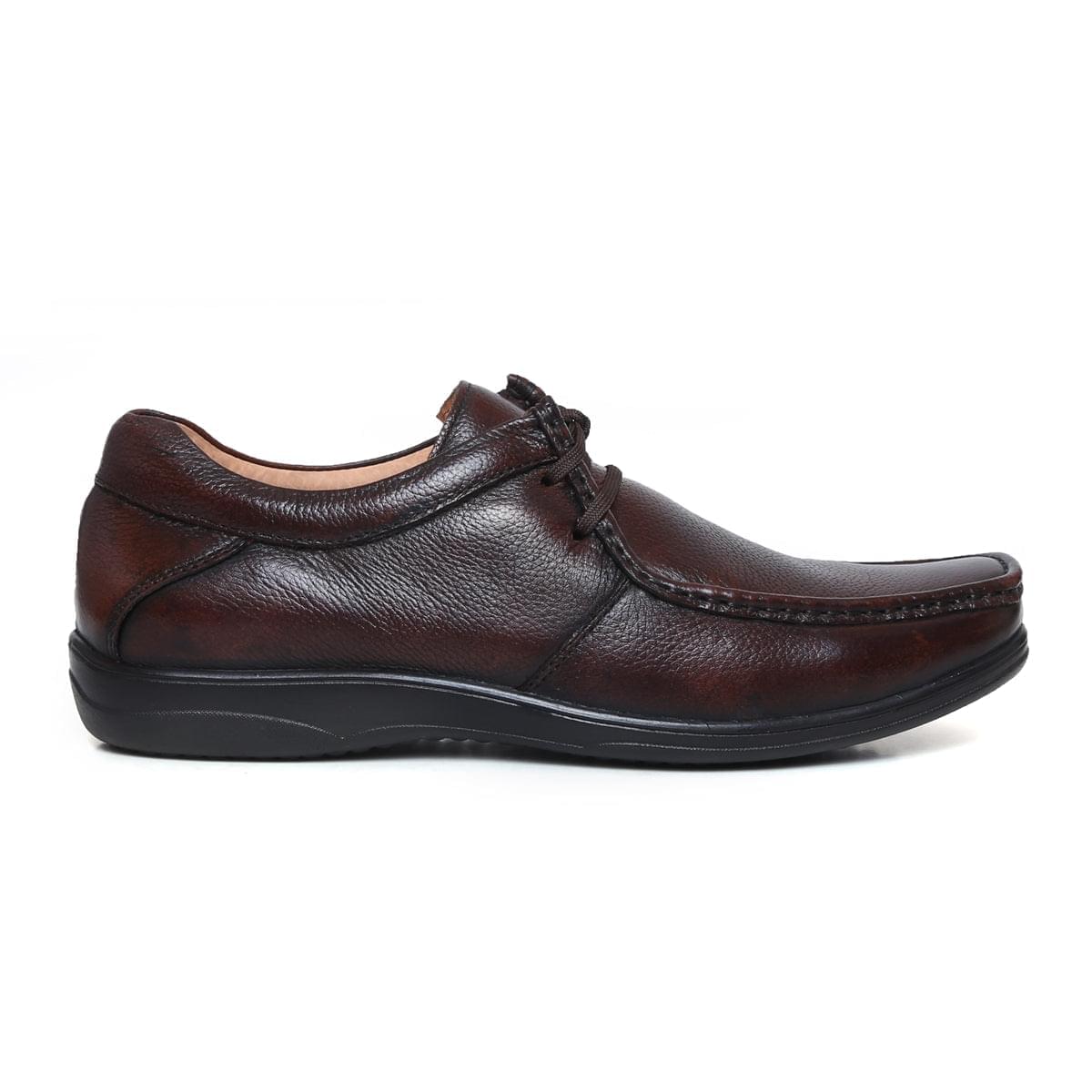 Men's Lace-Up Casual Leather Shoes – D-2570 | Zoom Shoes