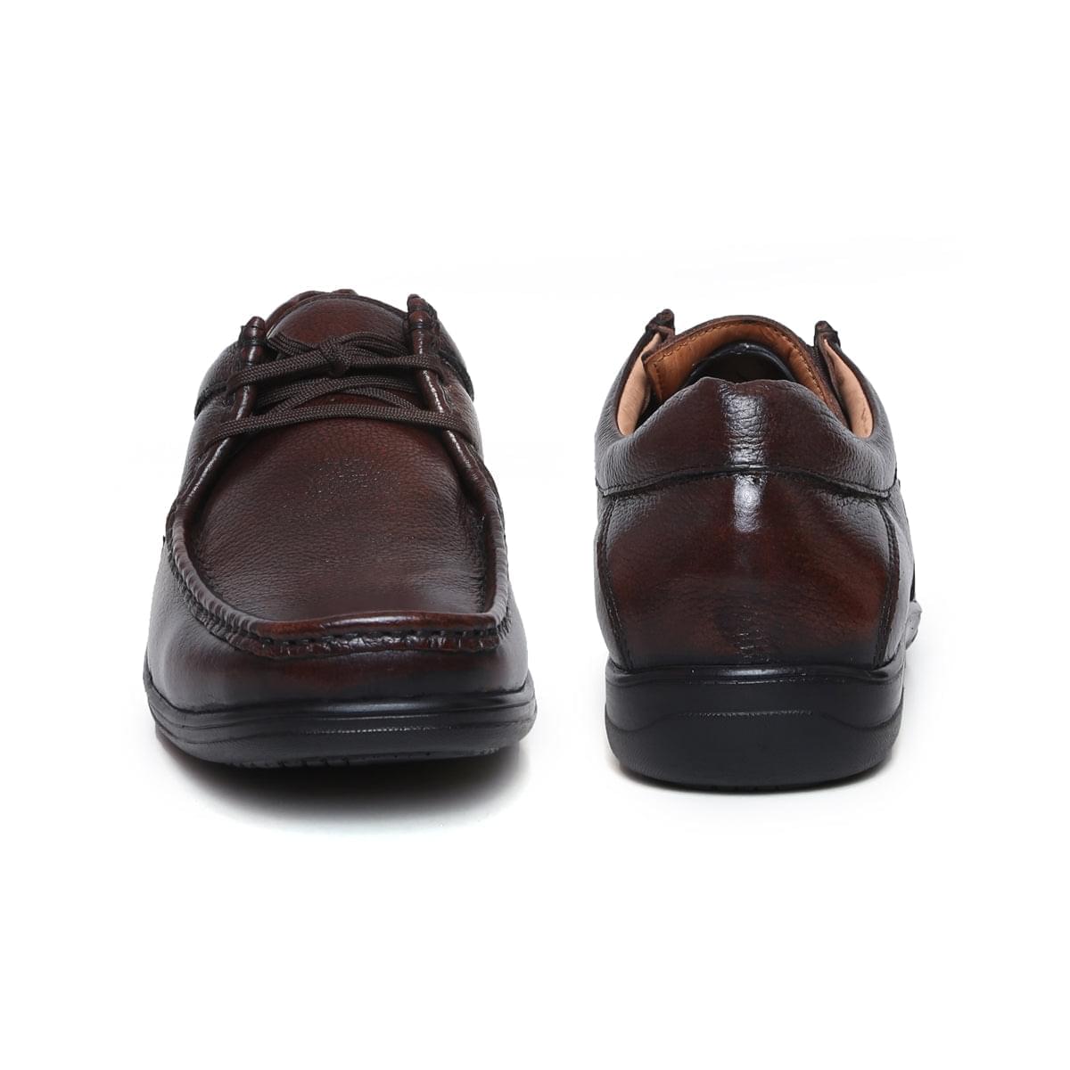 Men's Lace-Up Casual Leather Shoes – D-2570 | Zoom Shoes