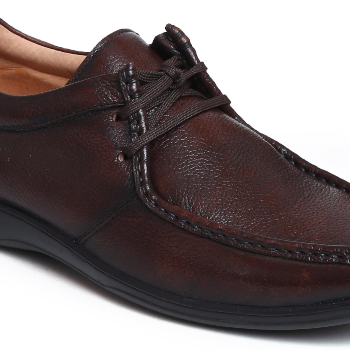 Men's Lace-Up Casual Leather Shoes – D-2570 | Zoom Shoes