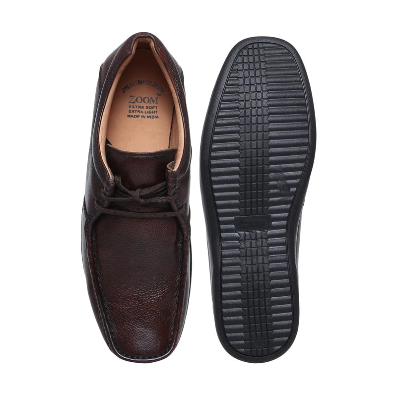 Men's Lace-Up Casual Leather Shoes – D-2570 | Zoom Shoes