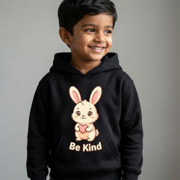 Set of 2 Be Kind & Stay Happy Kids Hoodie-5