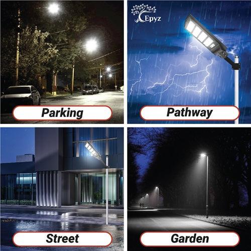 120 Watt Solar Street Light Without Pole (White Light)