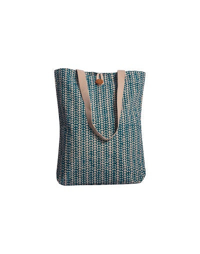 Cotton Shopping Tote Bag · Tiny Triangles Rama-5