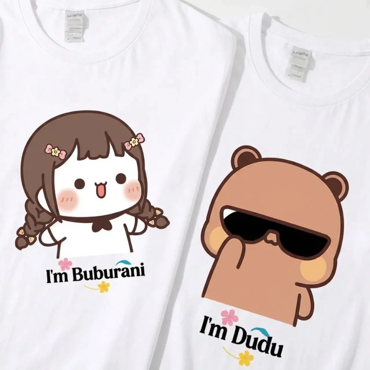 Dudu Buburani Couple Tees (Pack of 2) 👑-3