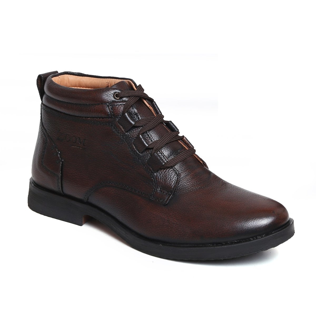 Men's High Ankle Leather Boots – D-3571 | Zoom Shoes