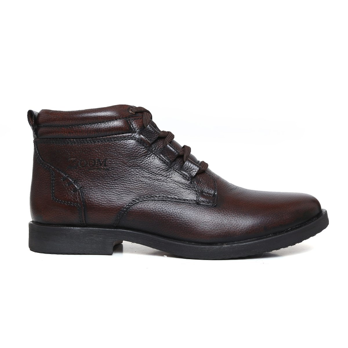 Men's High Ankle Leather Boots – D-3571 | Zoom Shoes