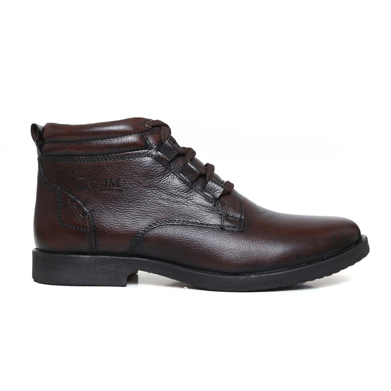 Men's High Ankle Leather Boots – D-3571 | Zoom Shoes