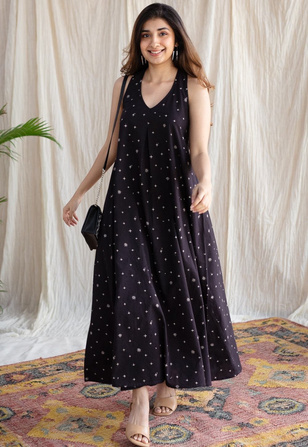 Ditya Ajrakh Cotton Dress