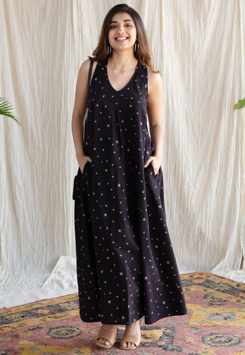 Ditya Ajrakh Cotton Dress