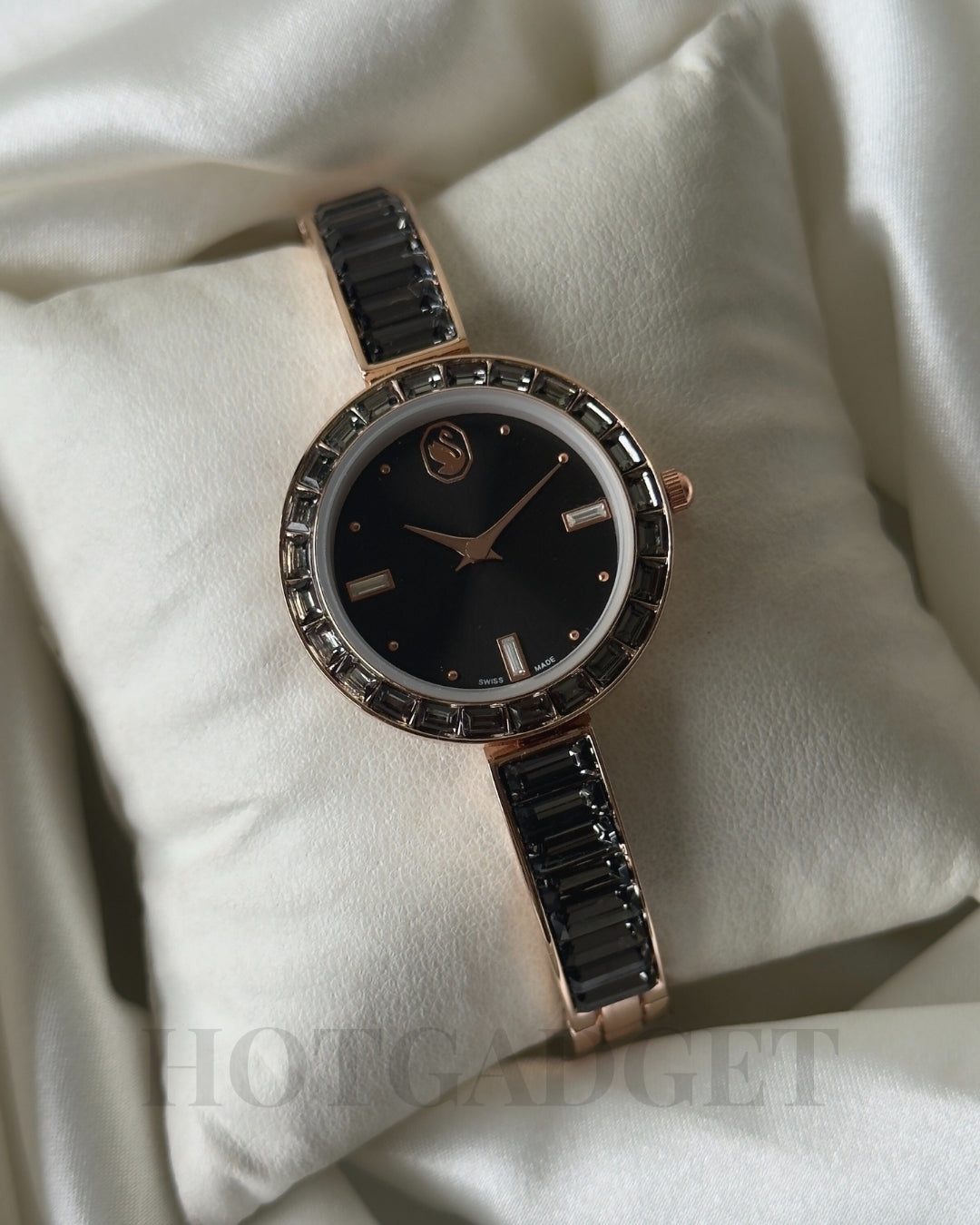Swarvoski-Matrix Bangle (Bracelet Watch)
