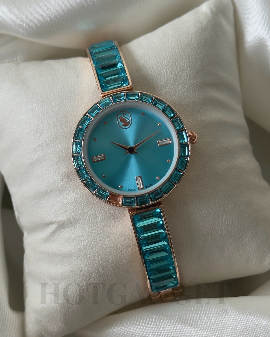 Swarvoski-Matrix Bangle (Bracelet Watch)