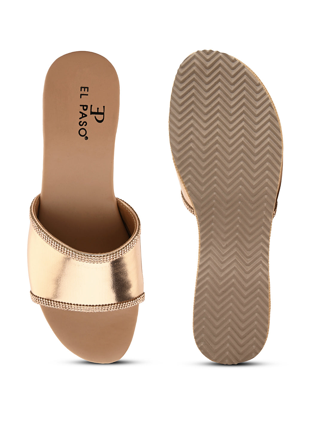 Gilded Glow Wedge For Women-4