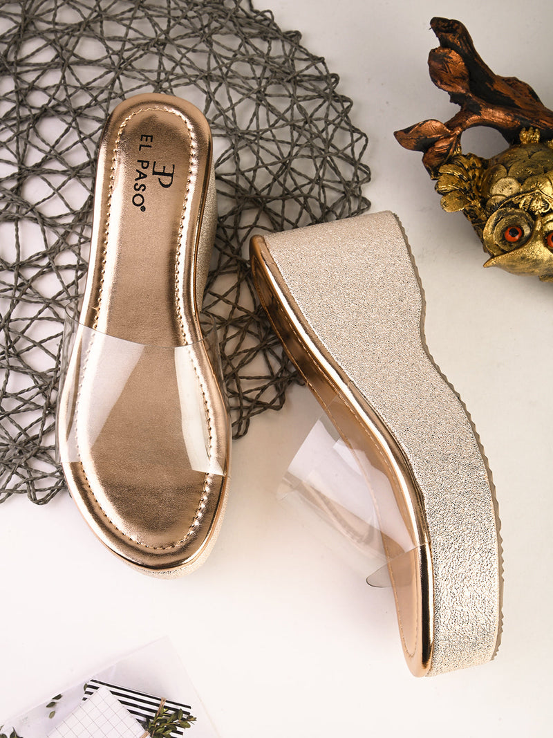 Translucent Elegance Wedge For Women-6