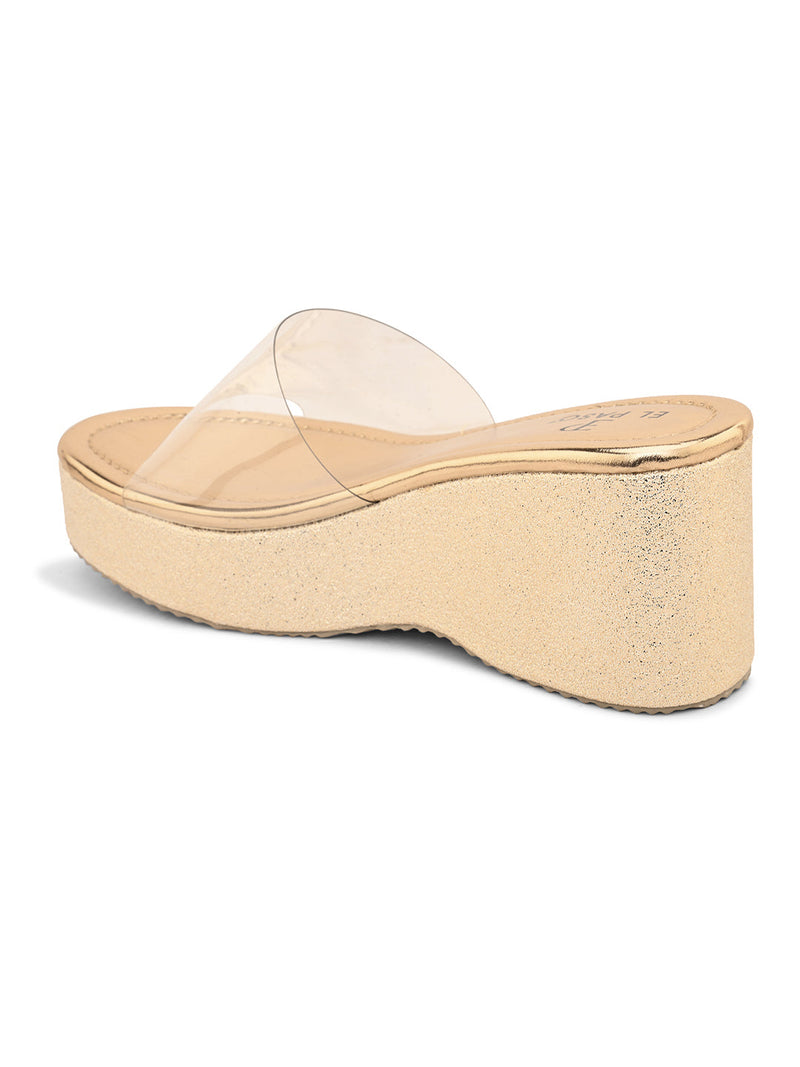 Translucent Elegance Wedge For Women-2