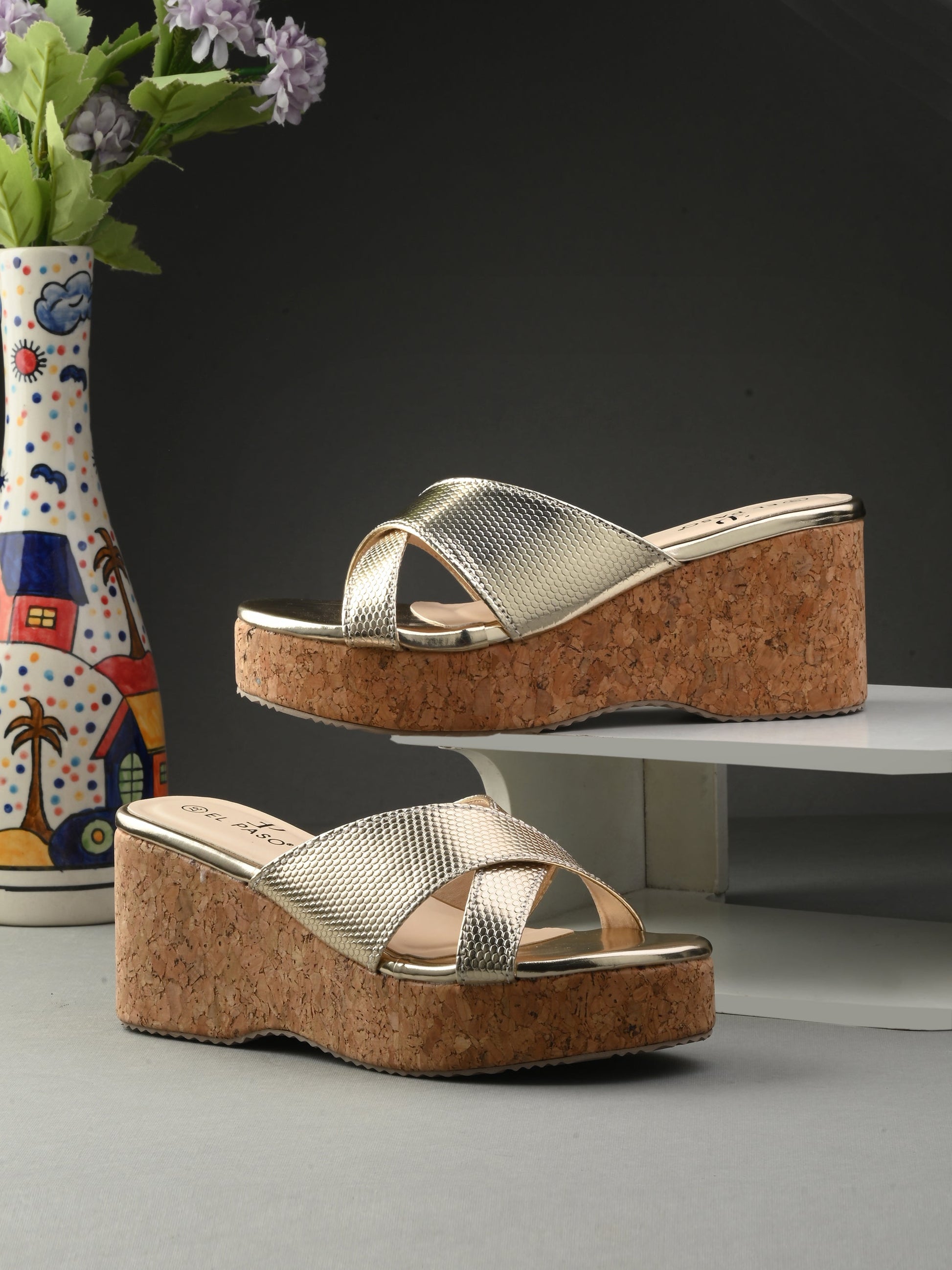 Gilded Harmony Platform For Women-6