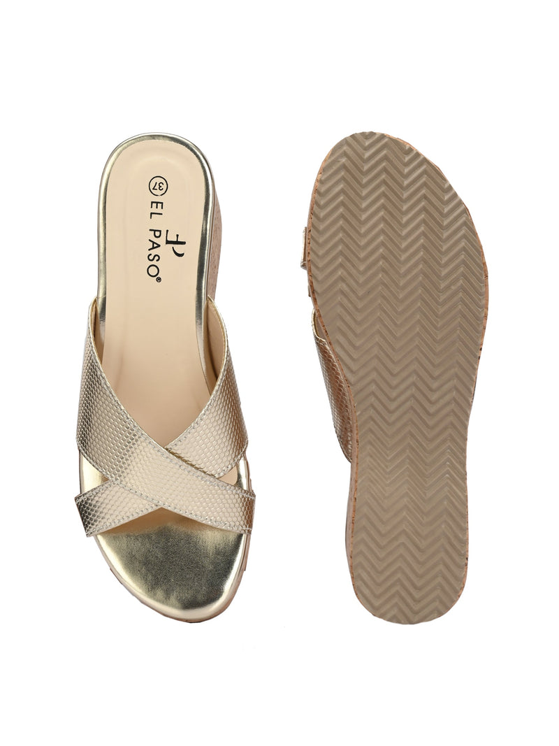 Gilded Harmony Platform For Women-4