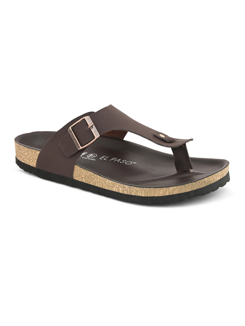 Midnight Black Leather Thong Sandal For Men-13