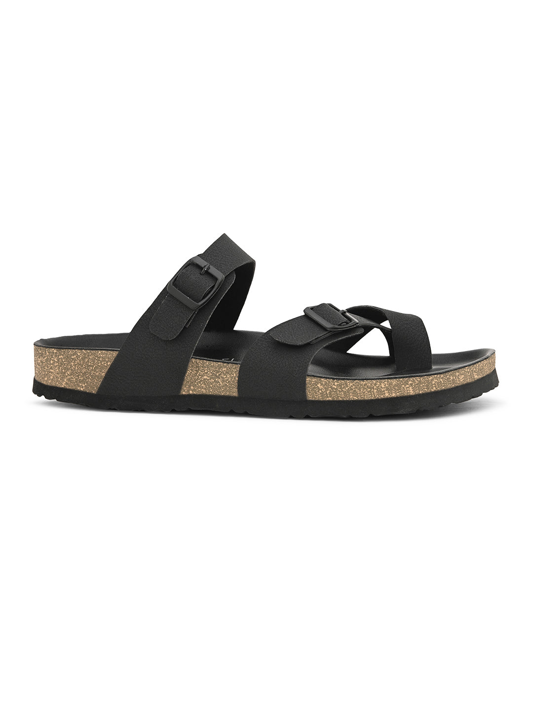 Classic Onyx Cork Footbed Sandal For Men-3