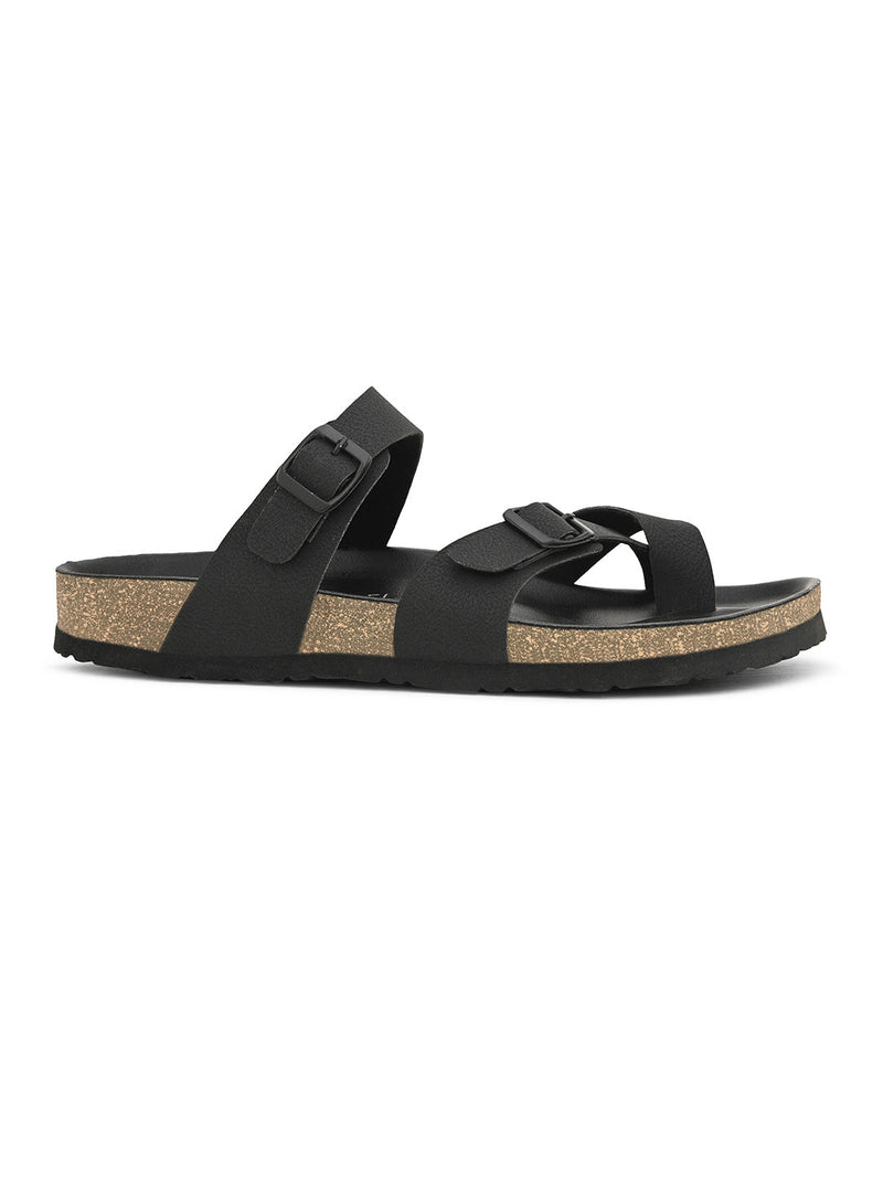 Classic Onyx Cork Footbed Sandal For Men-3