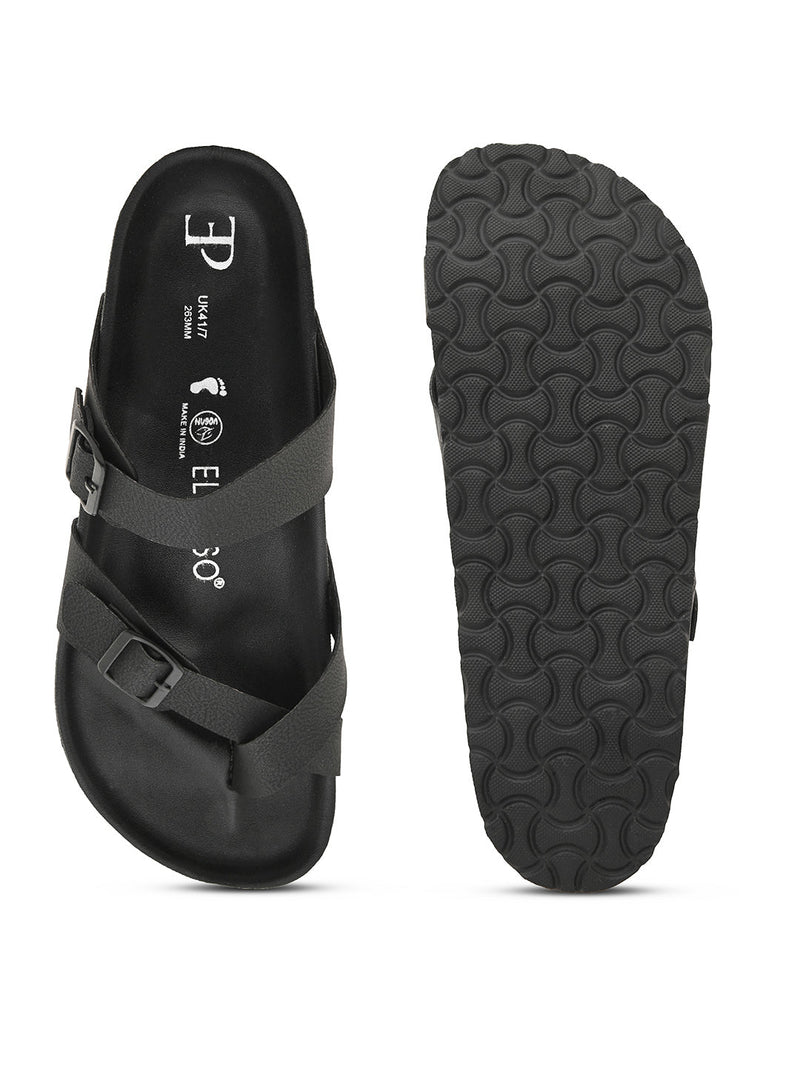 Classic Onyx Cork Footbed Sandal For Men-4
