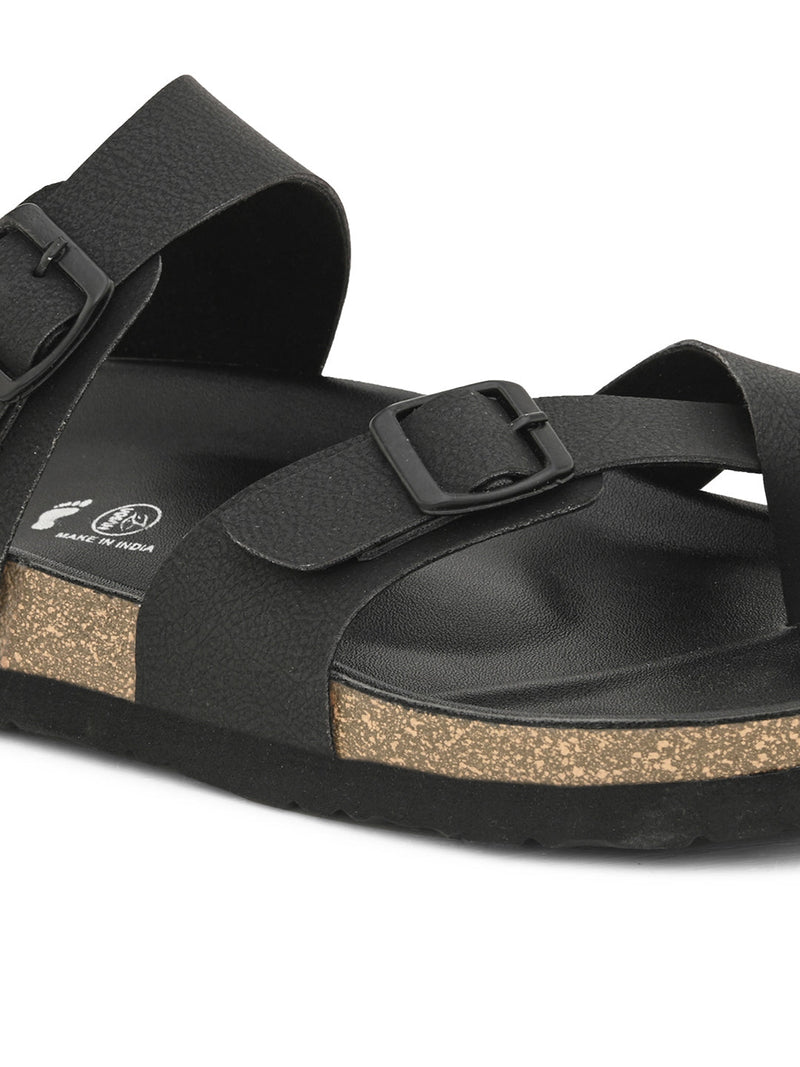 Classic Onyx Cork Footbed Sandal For Men-5