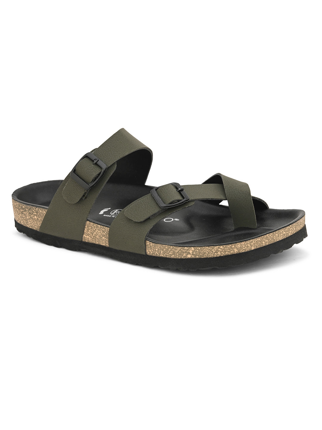 Classic Onyx Cork Footbed Sandal For Men-19