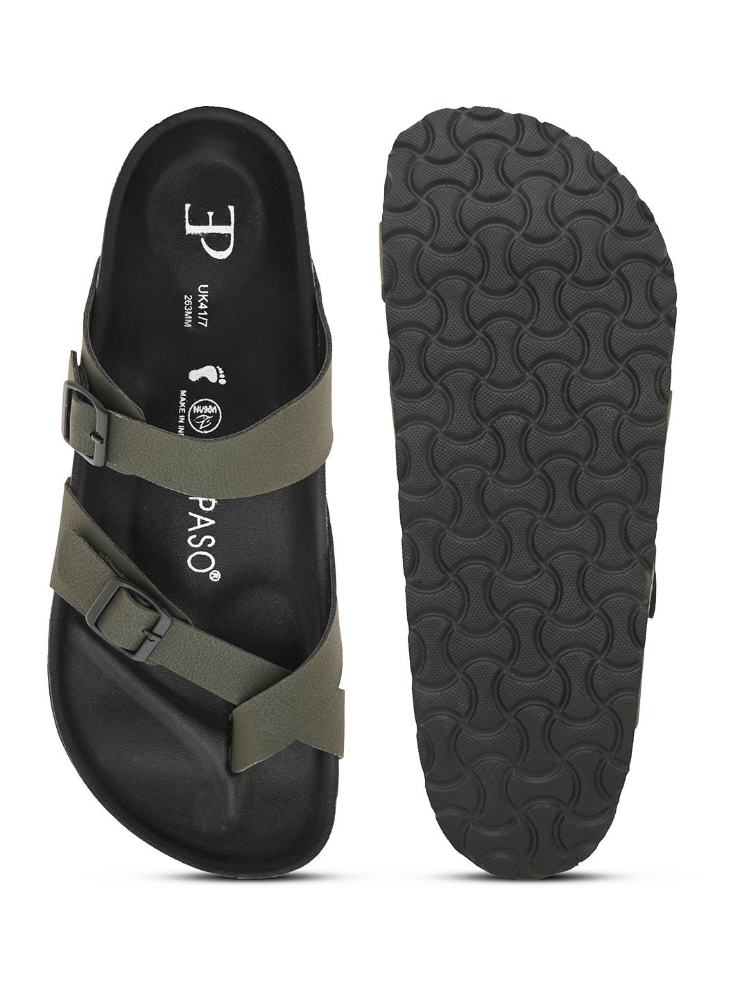 Classic Onyx Cork Footbed Sandal For Men-22