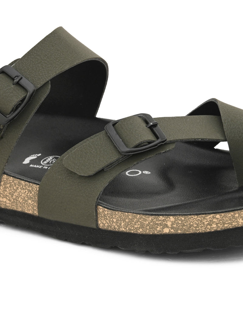 Classic Onyx Cork Footbed Sandal For Men-23