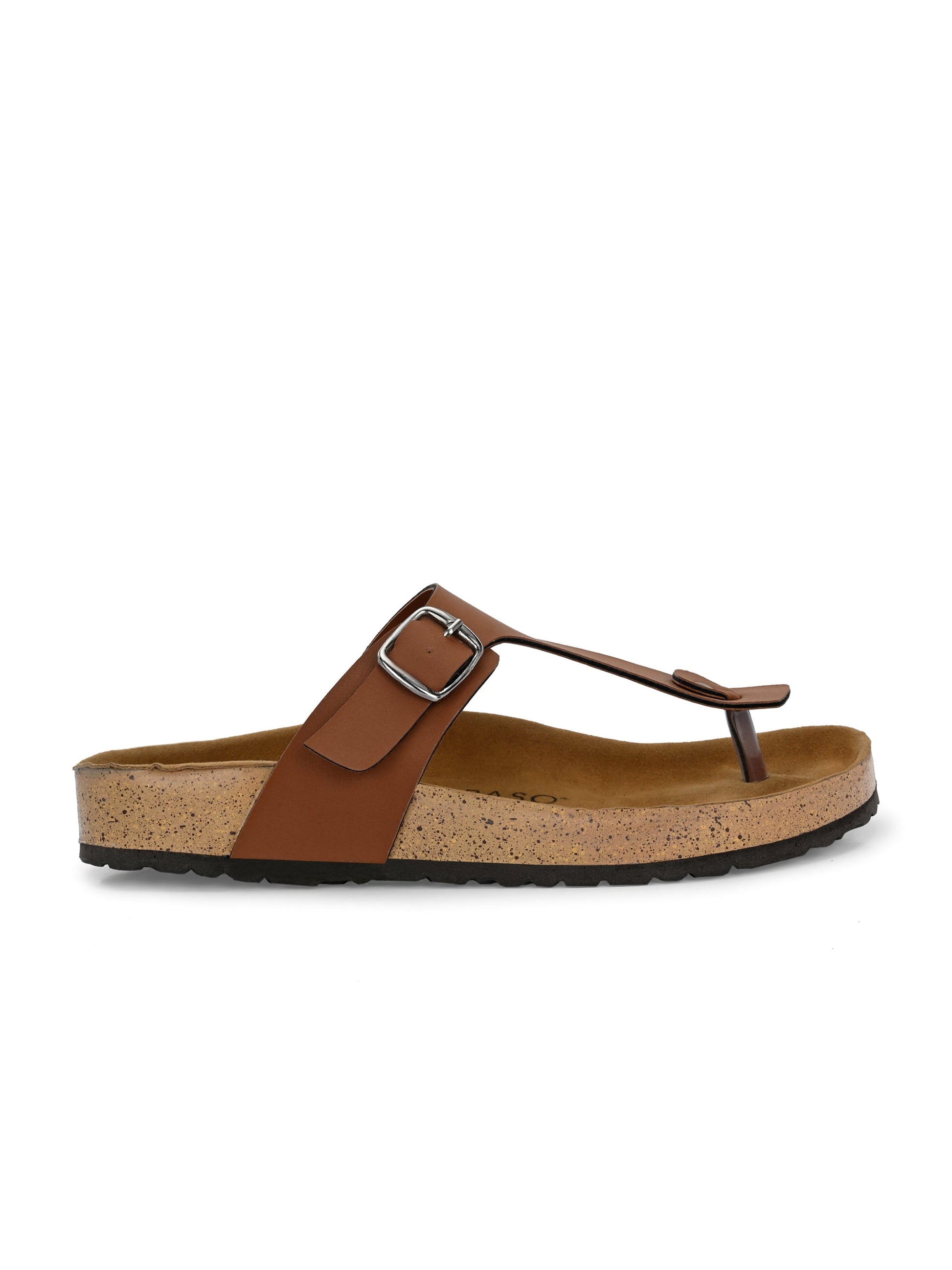 Refined Camel Suede Sandal For Women-4
