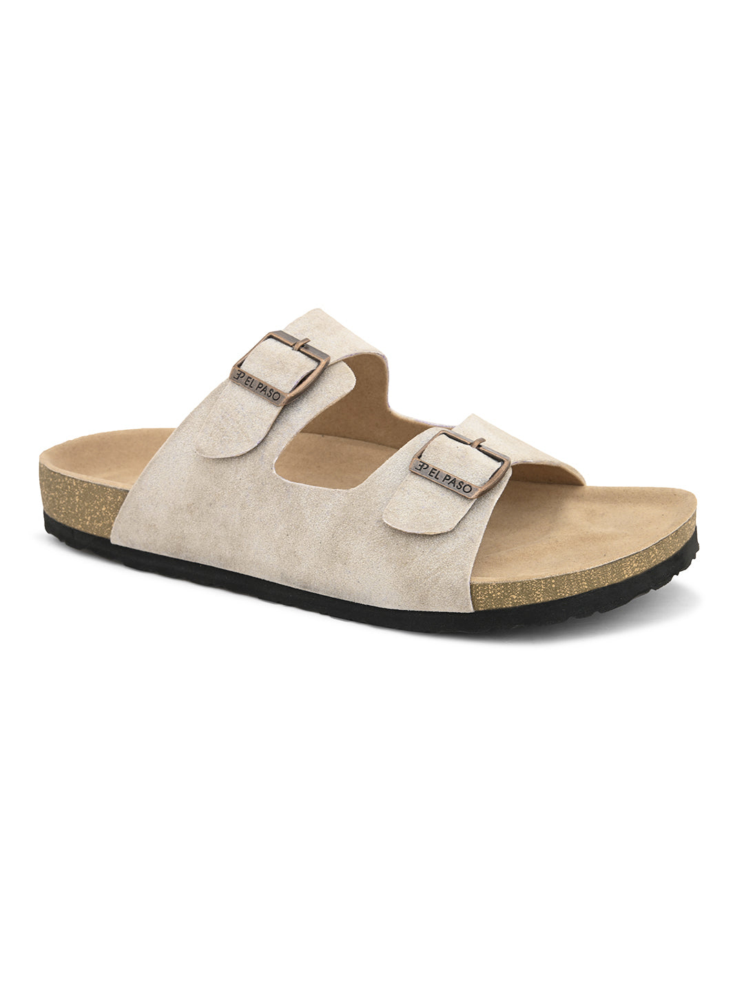 Elegant Sandstone Leather Slip-On Sandal-19