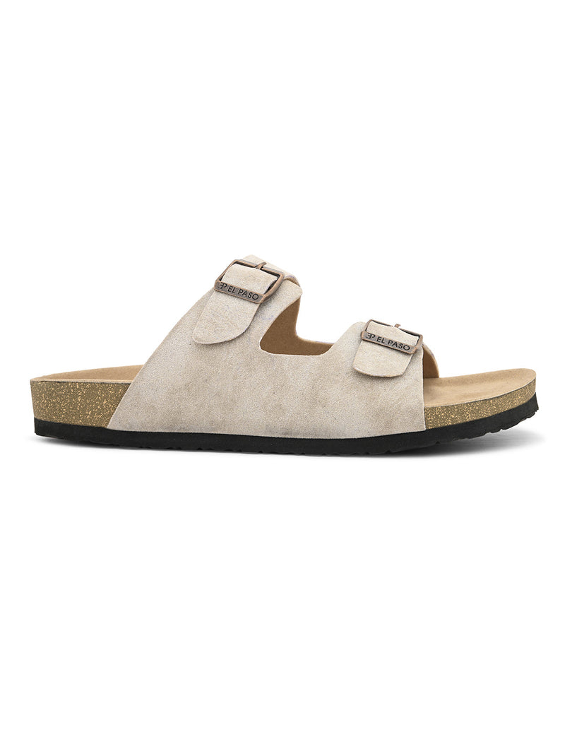 Elegant Sandstone Leather Slip-On Sandal-21