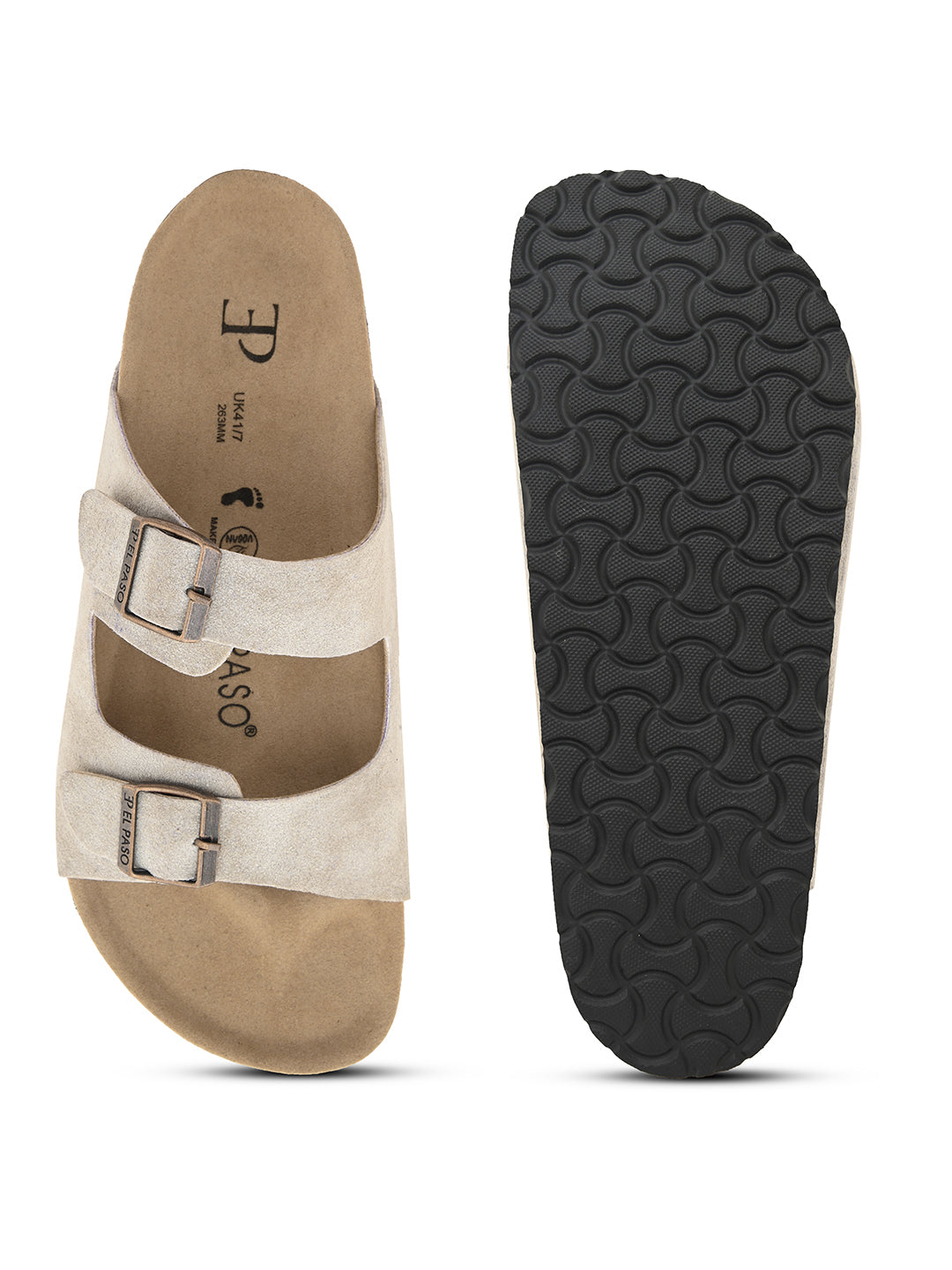 Elegant Sandstone Leather Slip-On Sandal-22