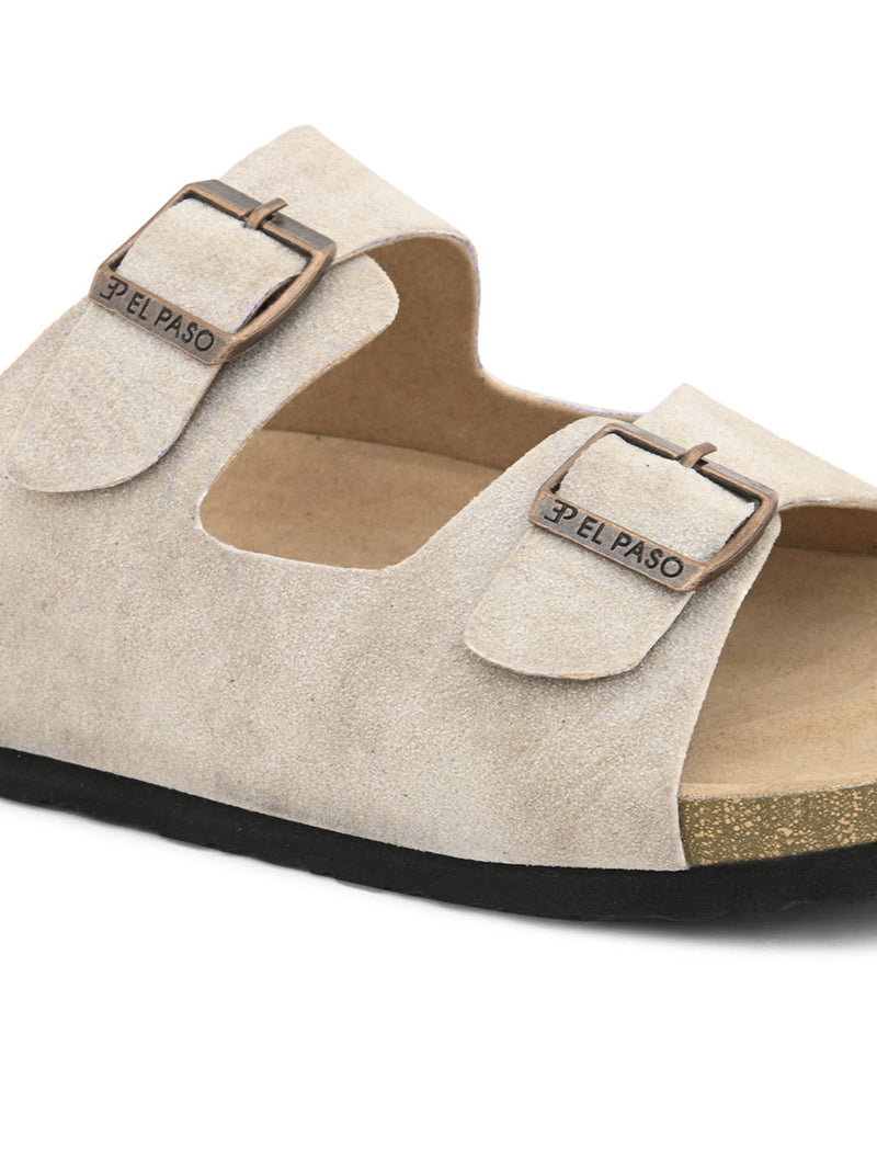 Elegant Sandstone Leather Slip-On Sandal-23