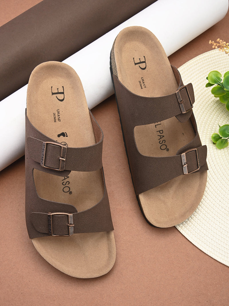 Elegant Sandstone Leather Slip-On Sandal-18