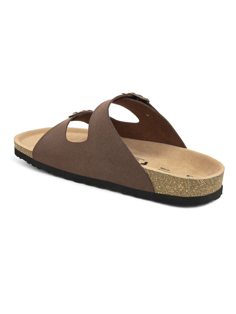 Elegant Sandstone Leather Slip-On Sandal-14