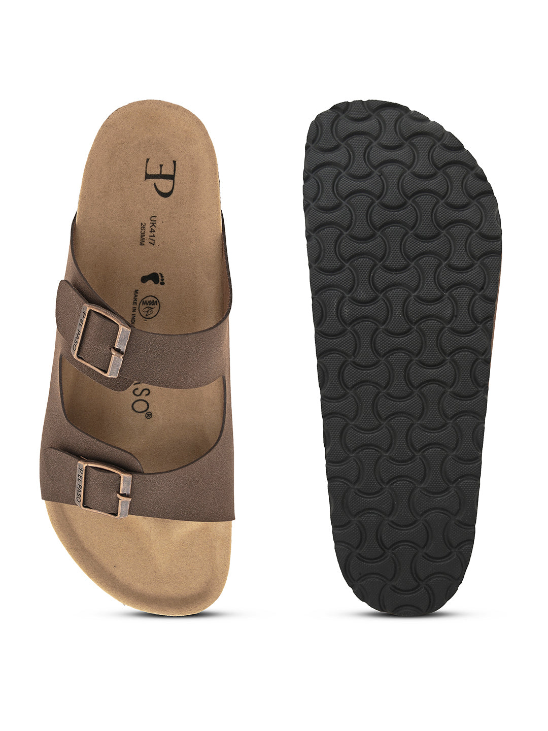 Elegant Sandstone Leather Slip-On Sandal-16