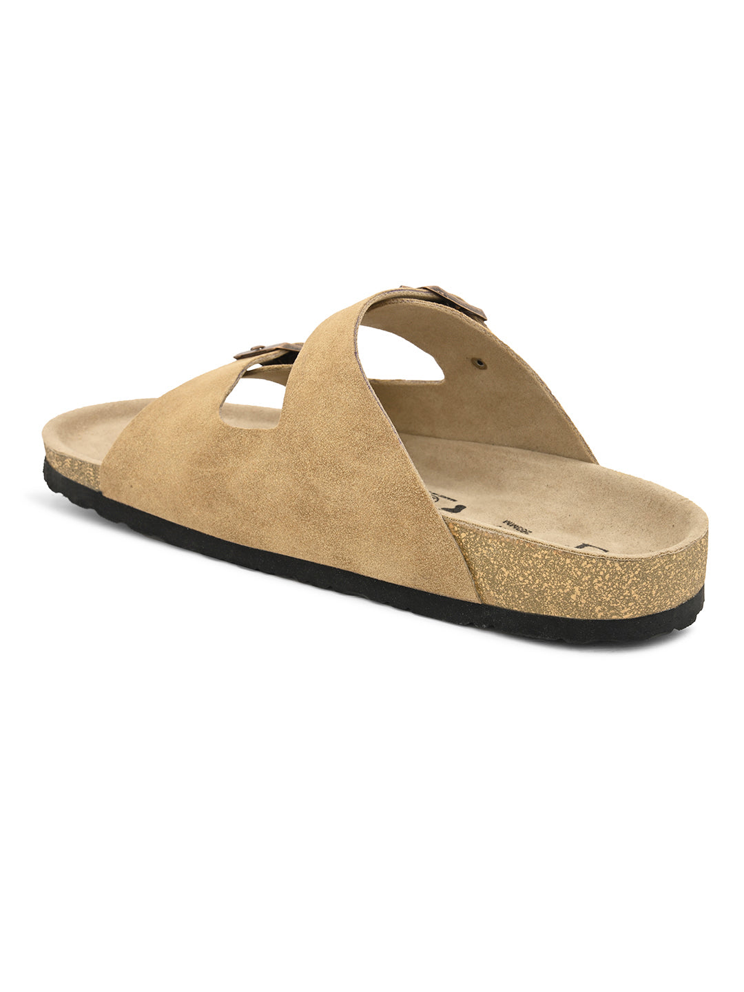 Elegant Sandstone Leather Slip-On Sandal-2